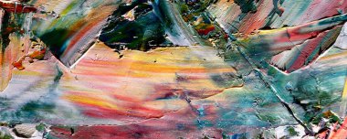 Renk dokusu. Tuvale elle çizilmiş yağlı boya resim. Soyut sanat geçmişi. Modern, çağdaş sanat. Renkli tuval. Duvar dekoru arkaplanı