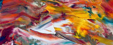 El çizimi. Soyut sanat arkaplanı. Renk dokusu. Modern, çağdaş sanat. Renkli tuval. Duvar dekoru arkaplanı