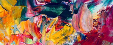 El çizimi. Soyut sanat arkaplanı. Renk dokusu. Modern, çağdaş sanat. Renkli tuval. Duvar dekoru arkaplanı