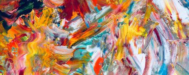 El çizimi. Soyut sanat arkaplanı. Renk dokusu. Modern, çağdaş sanat. Renkli tuval. Duvar dekoru arkaplanı