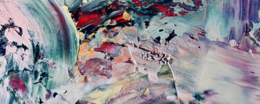 El çizimi. Soyut sanat arkaplanı. Renk dokusu. Modern, çağdaş sanat. Renkli tuval. Duvar dekoru arkaplanı