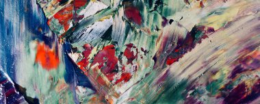 El çizimi. Soyut sanat arkaplanı. Renk dokusu. Modern, çağdaş sanat. Renkli tuval. Duvar dekoru arkaplanı