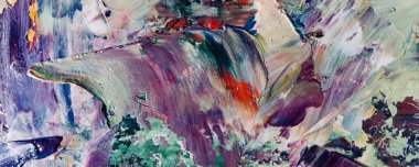 El çizimi. Soyut sanat arkaplanı. Renk dokusu. Modern, çağdaş sanat. Renkli tuval. Duvar dekoru arkaplanı