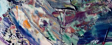 Tuval üzerinde soyut yağlı boya resim. arka plan duvar kağıdı. Modern motif görsel sanat. Moda el boyası. Duvar dekorasyonu ve duvar resimleri. Doku.