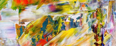 Renk dokusu. Tuvale elle çizilmiş yağlı boya resim. Soyut sanat geçmişi. Modern, çağdaş sanat. Renkli tuval. Duvar dekoru arkaplanı