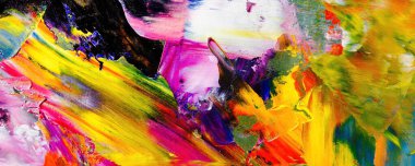 El çizimi. Soyut sanat arkaplanı. Renk dokusu. Modern, çağdaş sanat. Renkli tuval. Duvar dekoru arkaplanı