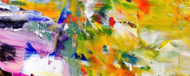 El çizimi. Soyut sanat arkaplanı. Renk dokusu. Modern, çağdaş sanat. Renkli tuval. Duvar dekoru arkaplanı