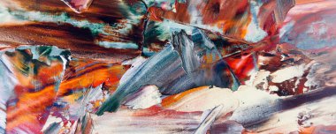 Renk dokusu. Tuvale elle çizilmiş yağlı boya resim. Soyut sanat geçmişi. Modern, çağdaş sanat. Renkli tuval. Duvar dekoru arkaplanı