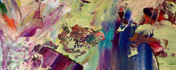 Ręcznie Rysowane Streszczenie Tła Sztuki Kolor Tekstury Obraz Olejny Płótnie — Zdjęcie stockowe
