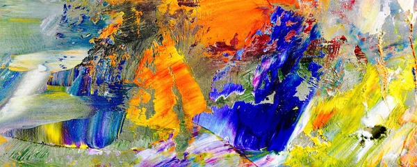 Abstract Art Background Color Texture Oil Painting Canvas 캔버스 벽감의 — 스톡 사진