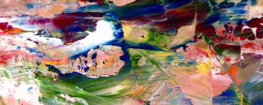 El çizimi. Soyut sanat arkaplanı. Renk dokusu. Modern, çağdaş sanat. Renkli tuval. Duvar dekoru arkaplanı