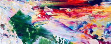 El çizimi. Soyut sanat arkaplanı. Renk dokusu. Modern, çağdaş sanat. Renkli tuval. Duvar dekoru arkaplanı