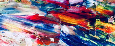 El çizimi. Soyut sanat arkaplanı. Renk dokusu. Modern, çağdaş sanat. Renkli tuval. Duvar dekoru arkaplanı