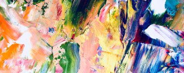 El çizimi. Soyut sanat arkaplanı. Renk dokusu. Modern, çağdaş sanat. Renkli tuval. Duvar dekoru arkaplanı