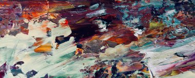 El çizimi. Soyut sanat arkaplanı. Renk dokusu. Modern, çağdaş sanat. Renkli tuval. Duvar dekoru arkaplanı