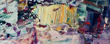 El çizimi. Soyut sanat arkaplanı. Renk dokusu. Modern, çağdaş sanat. Renkli tuval. Duvar dekoru arkaplanı