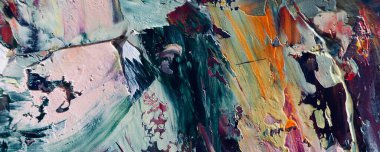 El çizimi. Soyut sanat arkaplanı. Renk dokusu. Modern, çağdaş sanat. Renkli tuval. Duvar dekoru arkaplanı