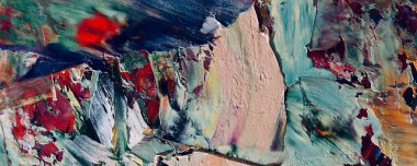 El çizimi. Soyut sanat arkaplanı. Renk dokusu. Modern, çağdaş sanat. Renkli tuval. Duvar dekoru arkaplanı