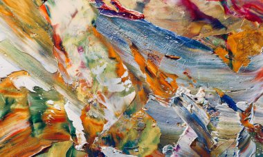 El çizimi. Soyut sanat arkaplanı. Renk dokusu. Modern, çağdaş sanat. Renkli tuval. Duvar dekoru arkaplanı