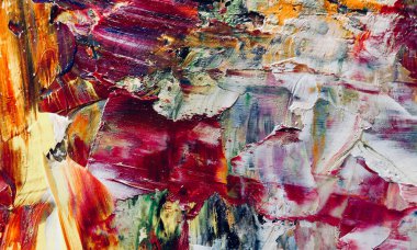 El çizimi. Soyut sanat arkaplanı. Renk dokusu. Modern, çağdaş sanat. Renkli tuval. Duvar dekoru arkaplanı