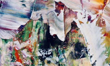 El çizimi. Soyut sanat arkaplanı. Renk dokusu. Modern, çağdaş sanat. Renkli tuval. Duvar dekoru arkaplanı