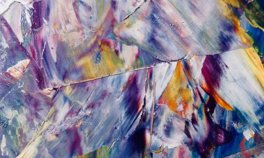 Renk dokusu. Tuvale elle çizilmiş yağlı boya resim. Soyut sanat geçmişi. Modern, çağdaş sanat. Renkli tuval. Duvar dekoru arkaplanı