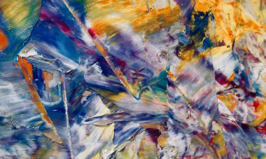 El çizimi. Soyut sanat arkaplanı. Renk dokusu. Modern, çağdaş sanat. Renkli tuval. Duvar dekoru arkaplanı