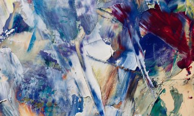 El çizimi. Soyut sanat arkaplanı. Renk dokusu. Modern, çağdaş sanat. Renkli tuval. Duvar dekoru arkaplanı