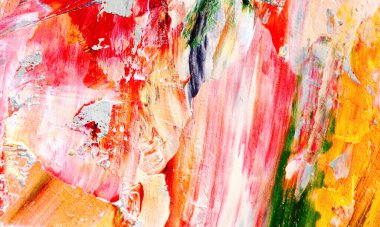 El çizimi. Soyut sanat arkaplanı. Renk dokusu. Modern, çağdaş sanat. Renkli tuval. Duvar dekoru arkaplanı