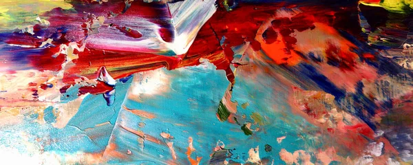 Hand Gezeichnet Abstrakte Kunst Background Color Texture Oil Malerei Auf — Stockfoto
