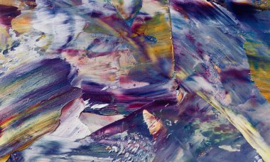 El çizimi. Soyut sanat arkaplanı. Renk dokusu. Modern, çağdaş sanat. Renkli tuval. Duvar dekoru arkaplanı