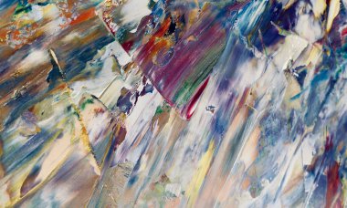 El çizimi. Soyut sanat arkaplanı. Renk dokusu. Modern, çağdaş sanat. Renkli tuval. Duvar dekoru arkaplanı