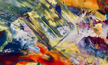 El çizimi. Soyut sanat arkaplanı. Renk dokusu. Modern, çağdaş sanat. Renkli tuval. Duvar dekoru arkaplanı