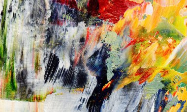 Renk dokusu. Tuvale elle çizilmiş yağlı boya resim. Soyut sanat geçmişi. Modern, çağdaş sanat. Renkli tuval. Duvar dekoru arkaplanı