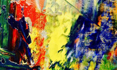 El çizimi. Soyut sanat arkaplanı. Renk dokusu. Modern, çağdaş sanat. Renkli tuval. Duvar dekoru arkaplanı