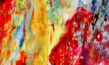 El çizimi. Soyut sanat arkaplanı. Renk dokusu. Modern, çağdaş sanat. Renkli tuval. Duvar dekoru arkaplanı