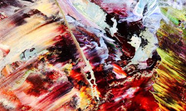 El çizimi. Soyut sanat arkaplanı. Renk dokusu. Modern, çağdaş sanat. Renkli tuval. Duvar dekoru arkaplanı