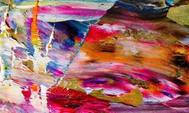 El çizimi. Soyut sanat arkaplanı. Renk dokusu. Modern, çağdaş sanat. Renkli tuval. Duvar dekoru arkaplanı