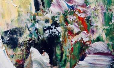  Tuval üzerinde soyut yağlı boya resim. arka plan duvar kağıdı. Modern motif görsel sanat. Moda el boyası. Duvar dekorasyonu ve duvar resimleri. Doku.