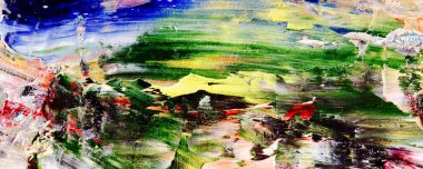 Tuval üzerinde soyut yağlı boya resim. arka plan duvar kağıdı. Modern motif görsel sanat. Moda el boyası. Duvar dekorasyonu ve duvar resimleri. Doku.