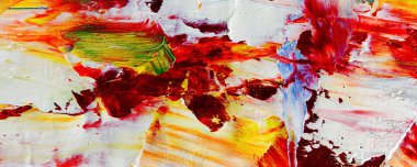 Renk dokusu. Tuvale elle çizilmiş yağlı boya resim. Soyut sanat geçmişi. Modern, çağdaş sanat. Renkli tuval. Duvar dekoru arkaplanı