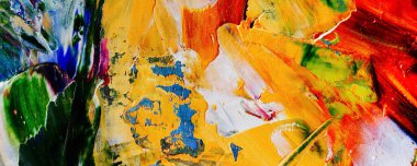 El çizimi. Soyut sanat arkaplanı. Renk dokusu. Modern, çağdaş sanat. Renkli tuval. Duvar dekoru arkaplanı