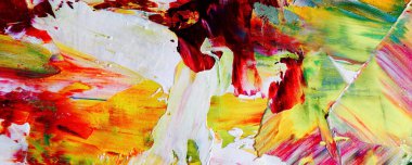 El çizimi. Soyut sanat arkaplanı. Renk dokusu. Modern, çağdaş sanat. Renkli tuval. Duvar dekoru arkaplanı