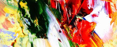 El çizimi. Soyut sanat arkaplanı. Renk dokusu. Modern, çağdaş sanat. Renkli tuval. Duvar dekoru arkaplanı