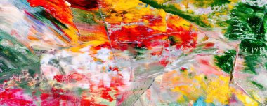 El çizimi. Soyut sanat arkaplanı. Renk dokusu. Modern, çağdaş sanat. Renkli tuval. Duvar dekoru arkaplanı