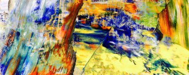 El çizimi. Soyut sanat arkaplanı. Renk dokusu. Modern, çağdaş sanat. Renkli tuval. Duvar dekoru arkaplanı