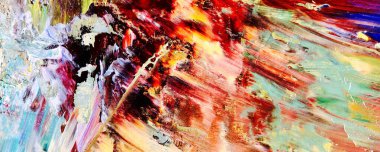 El çizimi. Soyut sanat arkaplanı. Renk dokusu. Modern, çağdaş sanat. Renkli tuval. Duvar dekoru arkaplanı