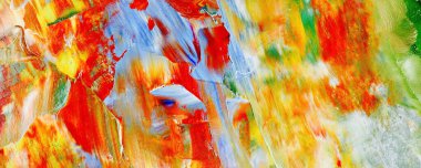 El çizimi. Soyut sanat arkaplanı. Renk dokusu. Modern, çağdaş sanat. Renkli tuval. Duvar dekoru arkaplanı