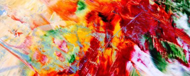 El çizimi. Soyut sanat arkaplanı. Renk dokusu. Modern, çağdaş sanat. Renkli tuval. Duvar dekoru arkaplanı