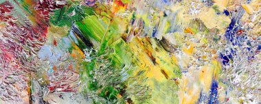 El çizimi. Soyut sanat arkaplanı. Renk dokusu. Modern, çağdaş sanat. Renkli tuval. Duvar dekoru arkaplanı